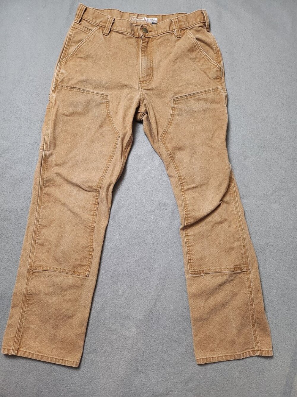 Carhartt Rugged Flex Relaxed Fit Duck Double Front Utility Work Pant Carpenter